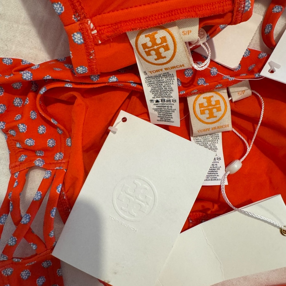 Tory Burch Coral Bikini NWT - Picture 3 of 3